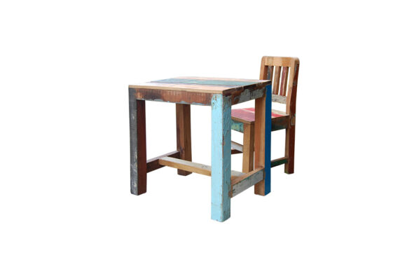 sloophouten bijzettafel of kruk Label25