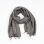 Sjaal taupe bruin 30×140 cm